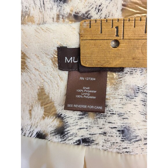 Multiples Long Sleeves Women Coat Jacket Size 0X Animal Print A181 - Picture 8 of 13